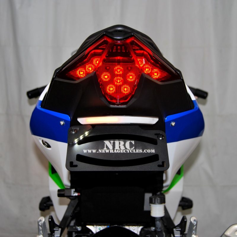 Kawasaki Ninja 500 Fender Eliminator - New Rage Cycles - LED Turn Signals - Black - `24-`27
